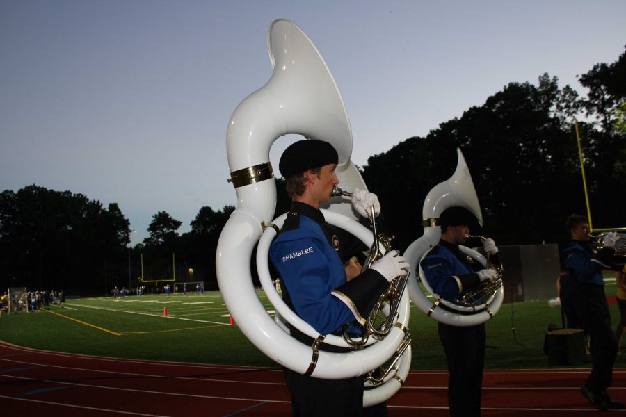 Sousaphone Section Steals the Show