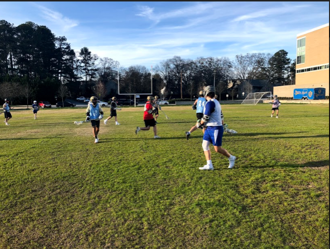 Girls Lacrosse team gets ready for a new year with the team.