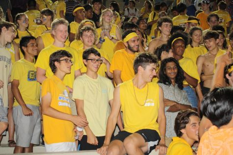 Gold out high school football game theme  Football game outfit highschool, Football  game outfit, Spirit week outfits