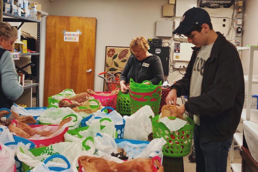 Chamblee senior Foster Cowan is hard at work volunteering.