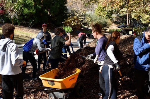 Interact Club participates in an event at Murphey Candler Park
