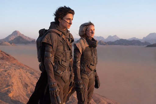 Chalamet and Ferguson in “Dune” (Photo courtesy of Vanity Fair)