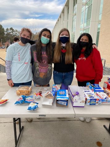 Women’s Political Club members at a recent bake sale
