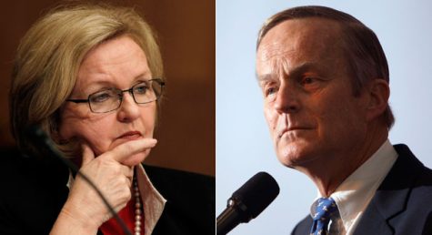 Claire McCaskill and Todd Akin. Photo courtesy of the AP