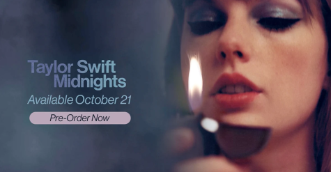 Advertisement for the pre-order of Taylor Swifts new album, Midnights