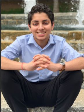 Sanchit Sehgal pictured posing in front of some steps.
Photo Courtesy of Sanchit Sehgal