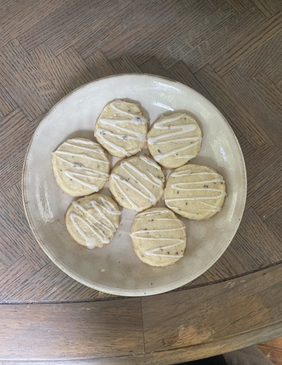 Lavender cookies! Photo by Lauren Cisewski