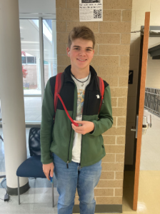 Jacob Laney, who gave his opinion on Biden for this article. Photo courtesy of Miles Forshay (26).