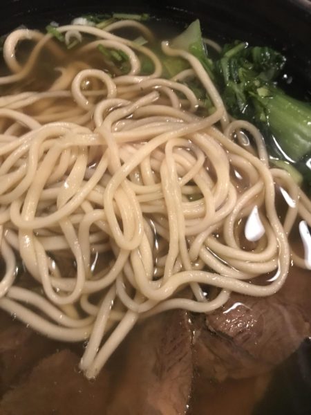 Hand-pulled noodles at Lan Zhou Ramen. Photo by Erin Myers-Beck