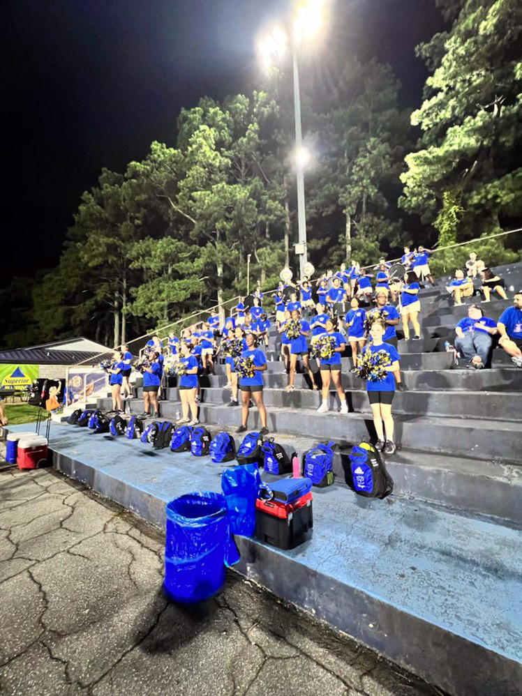 Chamblee Marching Band performing stand tunes. Photo courtesy of Mariann Kersh