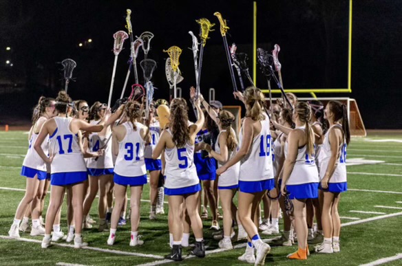Chamblee’s girls’ lacrosse team at a game last season. Photo courtesy of Ashley Nelson (‘26).