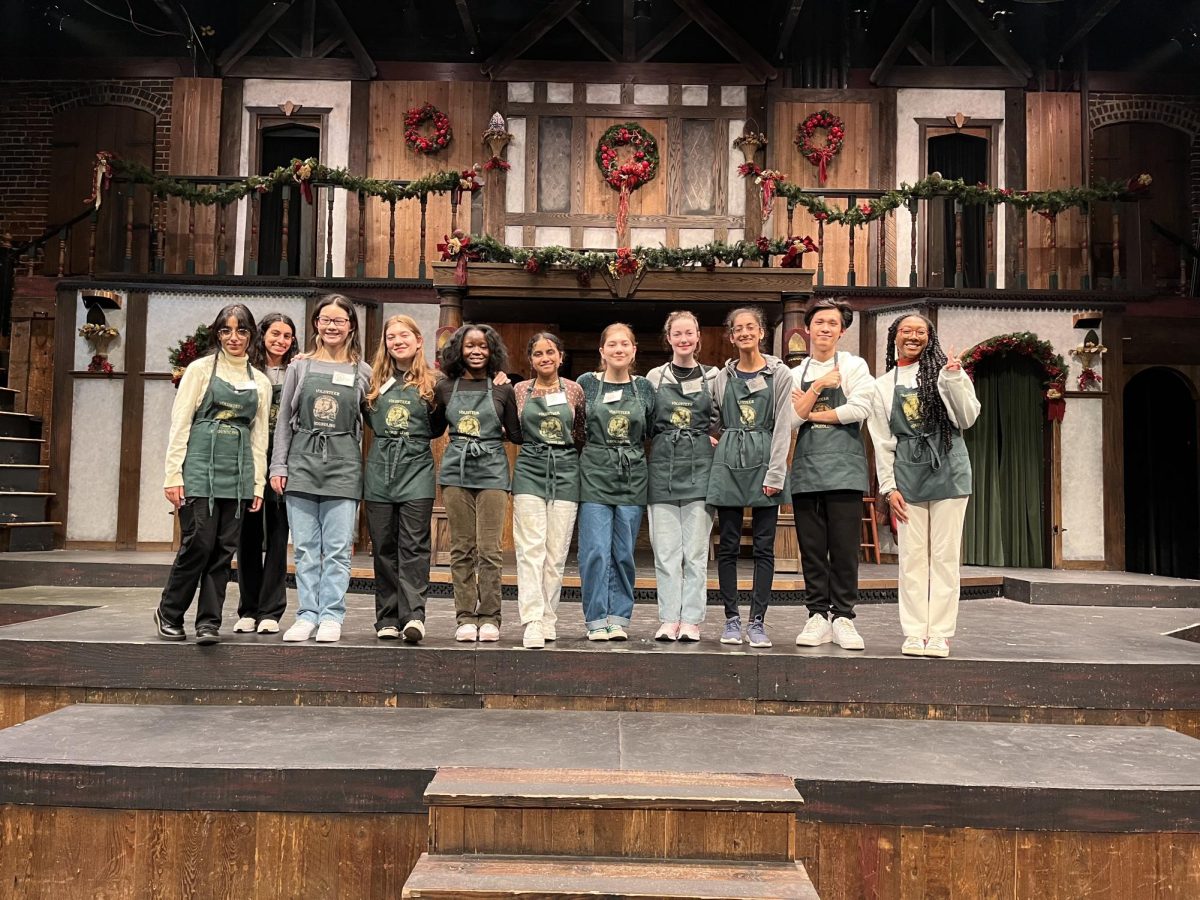 Chamblee’s Interact Club after volunteering at Shakespeare Tavern Playhouse. Photo courtesy of Anika Mano (‘25).