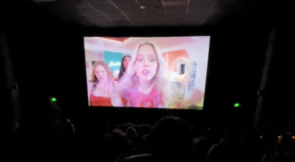 Reneé Rapp on the big screen at the movie theater. Photo courtesy of Anna Kate Flood