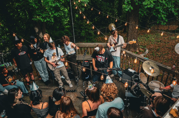 Wheels, Highway playing at one of their shows. Photo Courtesy of Alexander Campbell Chester.