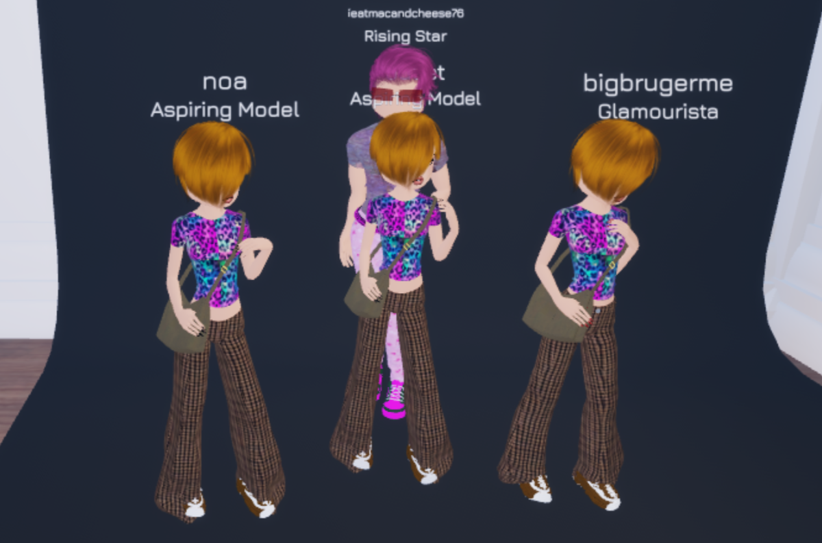 A screenshot from the game Dress to Impress. Submitted by Noa Zilber