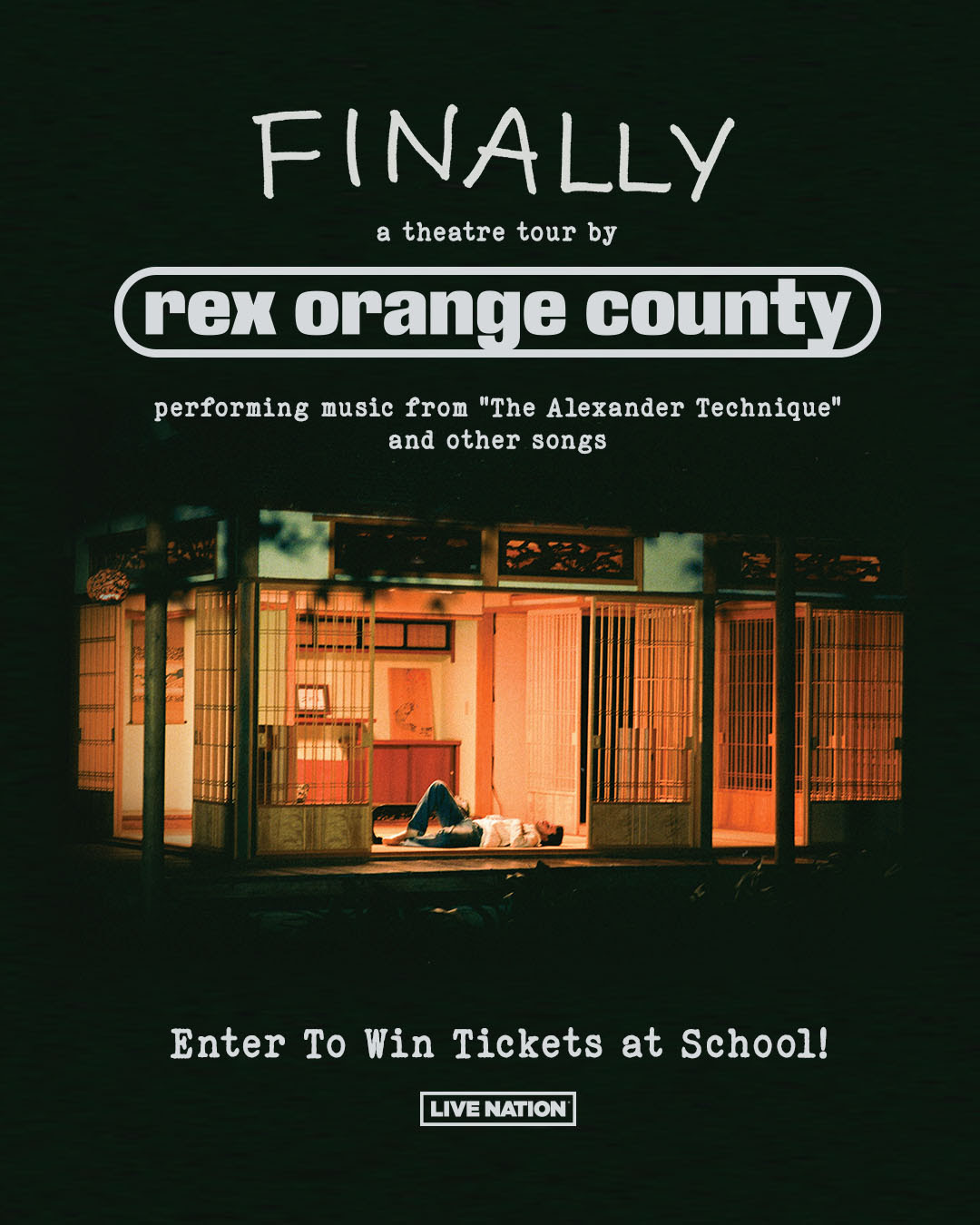 WIN FREE TICKETS TO SEE REX ORANGE COUNTY ON OCTOBER 24