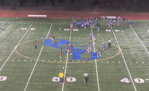 One of the Flag Football teams’ games. 
Photo Courtesy of @chambleeflagfootball on Instagram. 