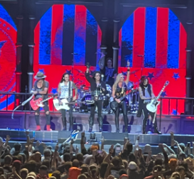 Alice Cooper and his band at Ameris Bank Amphitheater. Photo by Juliet Gonzalez