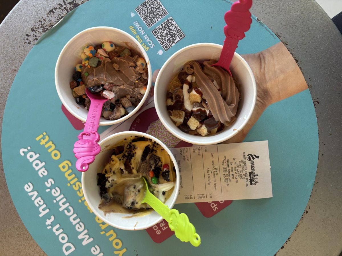 Anna Kate Flood (‘26) and friends getting more frozen yogurt in 2025. Photo courtesy of Flood