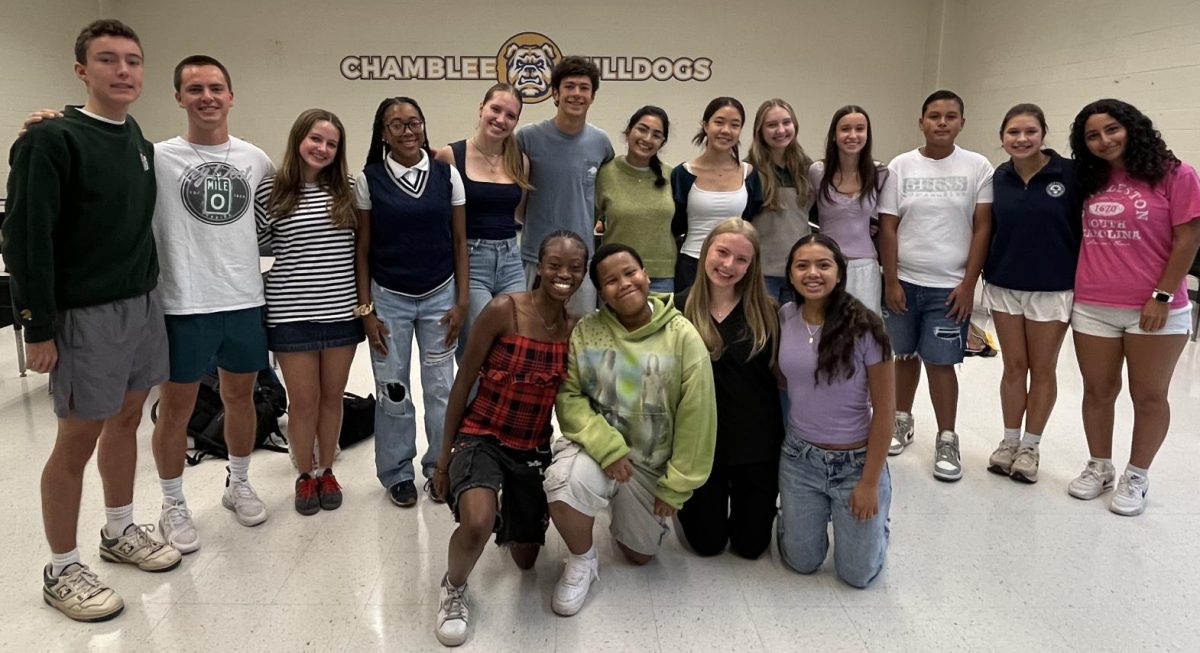 CHS Student Government Association officers for the 2025-2026 school year. Photo by Mallory Clark