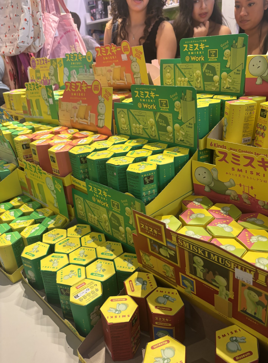 A photo of Sonny Angels blind boxes for sale. Photo by Bella Avett.
