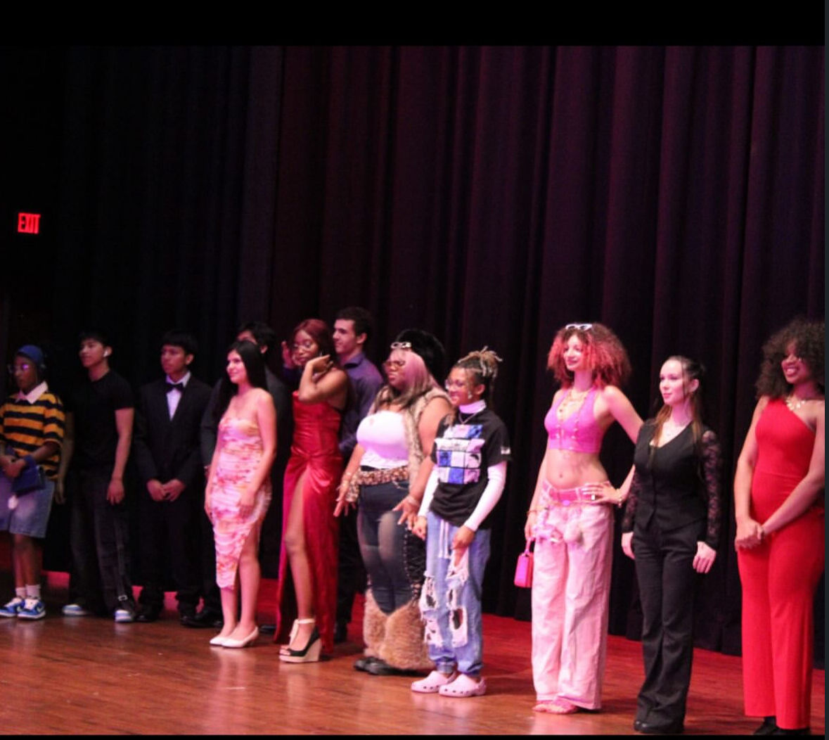Last year's Chamblee Fashion Club fashion show. Photo Courtesy of @officialchsfashionclub on Instagram.