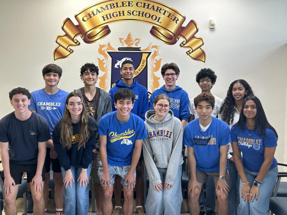 Chamblee's National Merit Semifinalists. Photo Courtesy of Principal Gail Barnes.