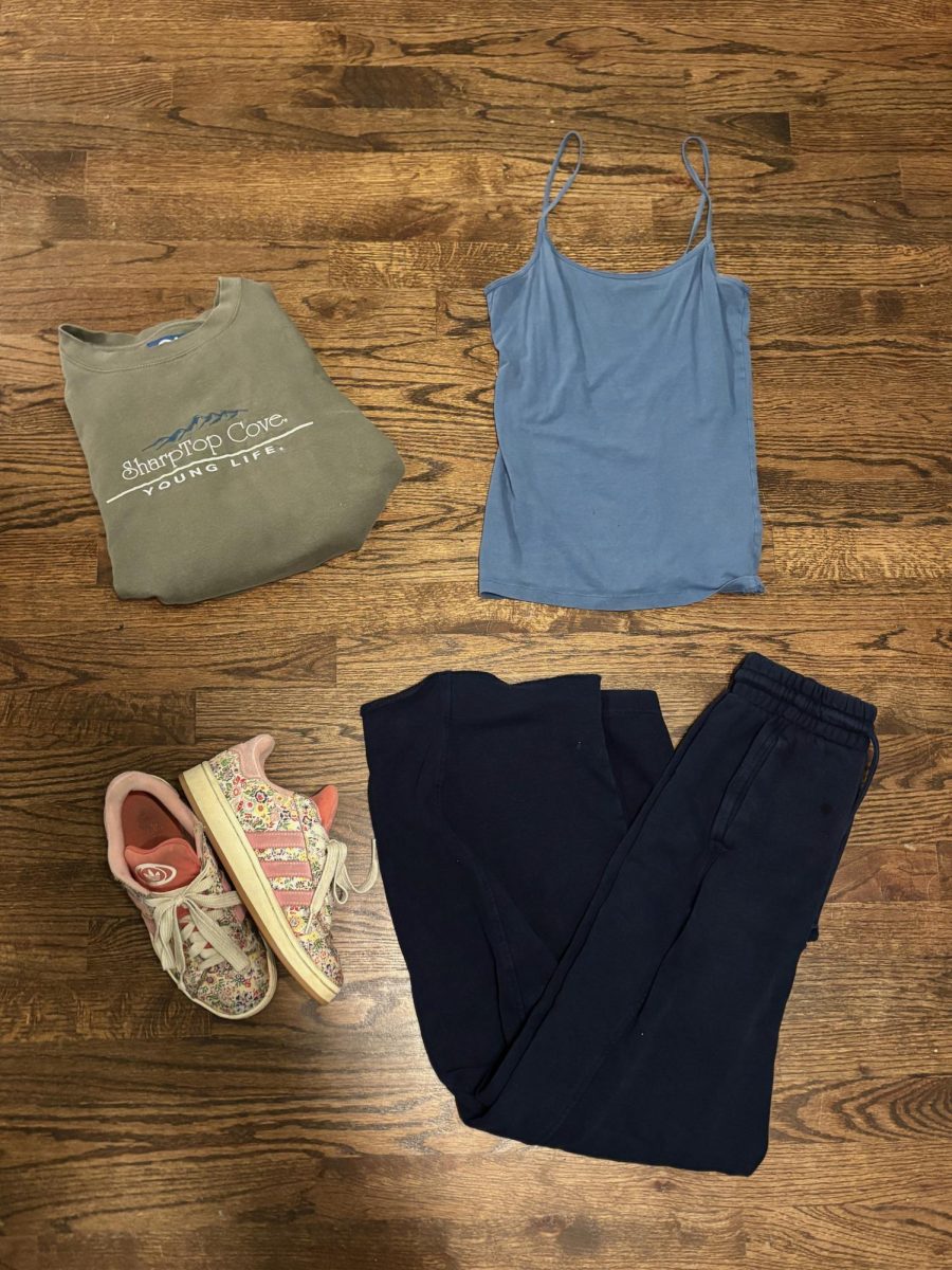 The outfit mentioned by the author. Photo by Anna Kate Flood.