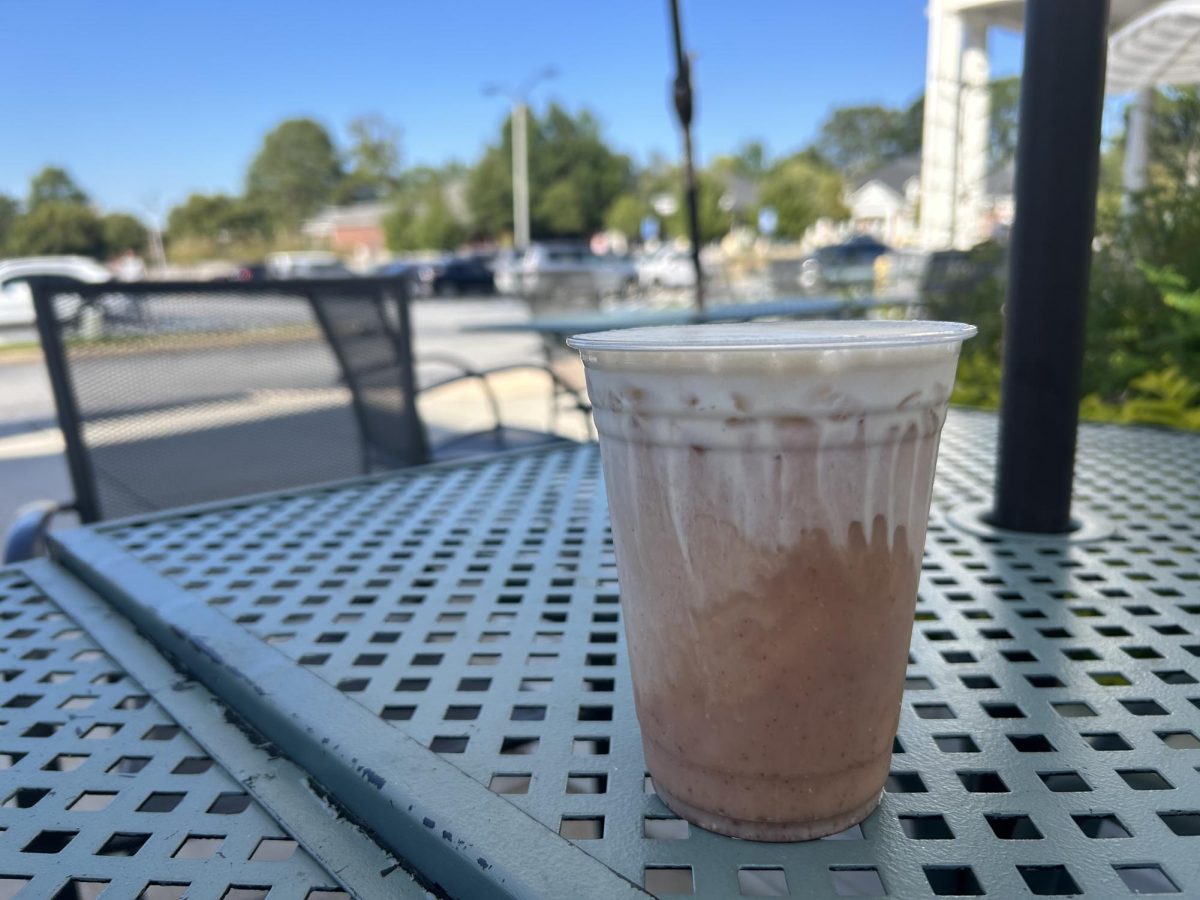 Iced chai latte with cold foam from Summit Coffee. Photo by Mallory Williams.