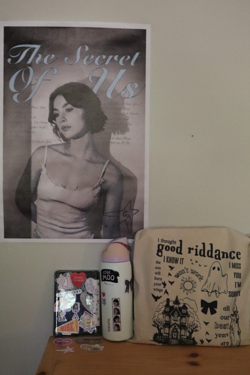 A fan's Gracie Abrams merch. Photo courtesy of Olivia Lineberry.
