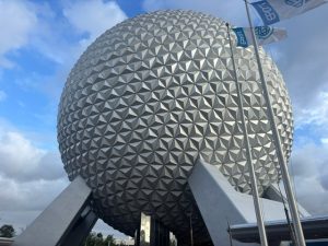 The EPCOT Ball, if you believe it. Photo Courtesy of Lorelei DiMaggio.